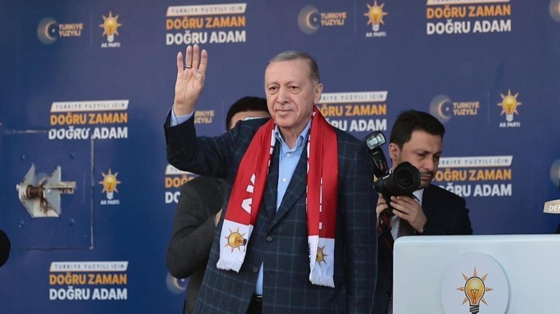 Erdoğan belooft een sterke economische infrastructuur