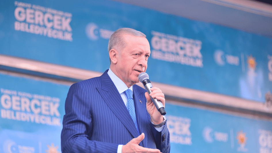 Erdoğan zegt dat Türkiye overgaat naar de wereldmacht