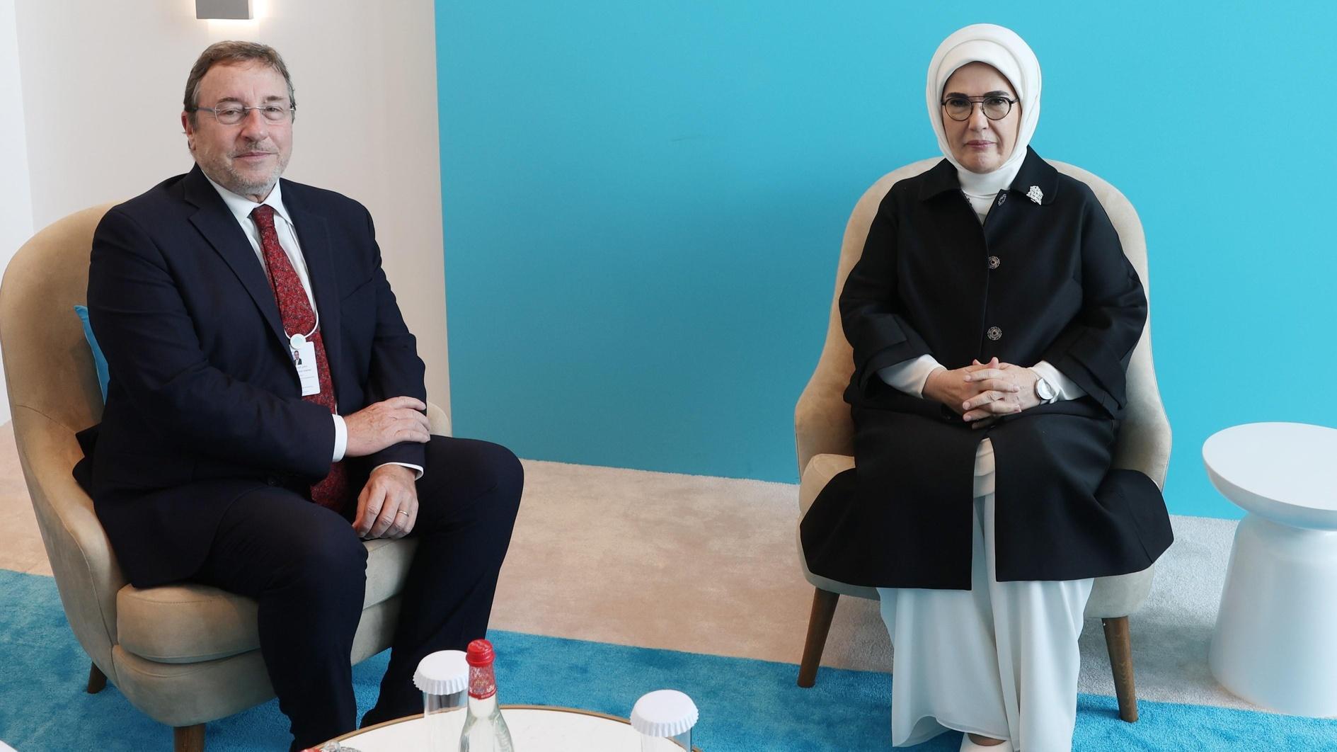 First lady ontmoet UNDP-hoofd in Dubai
