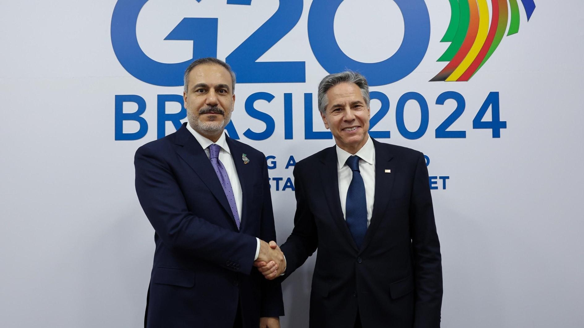 Turkse topdiplomaat roept G20 op om een ​​actievere rol te spelen in Gaza