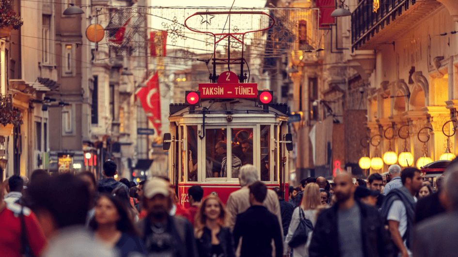 In de winkelstraten van Istanbul zijn de huurprijzen scherp gestegen