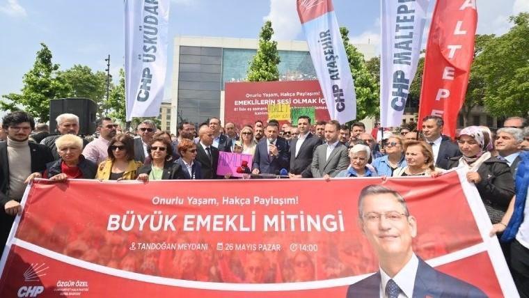 CHP maakt zich op voor gepensioneerdenbijeenkomst in Ankara