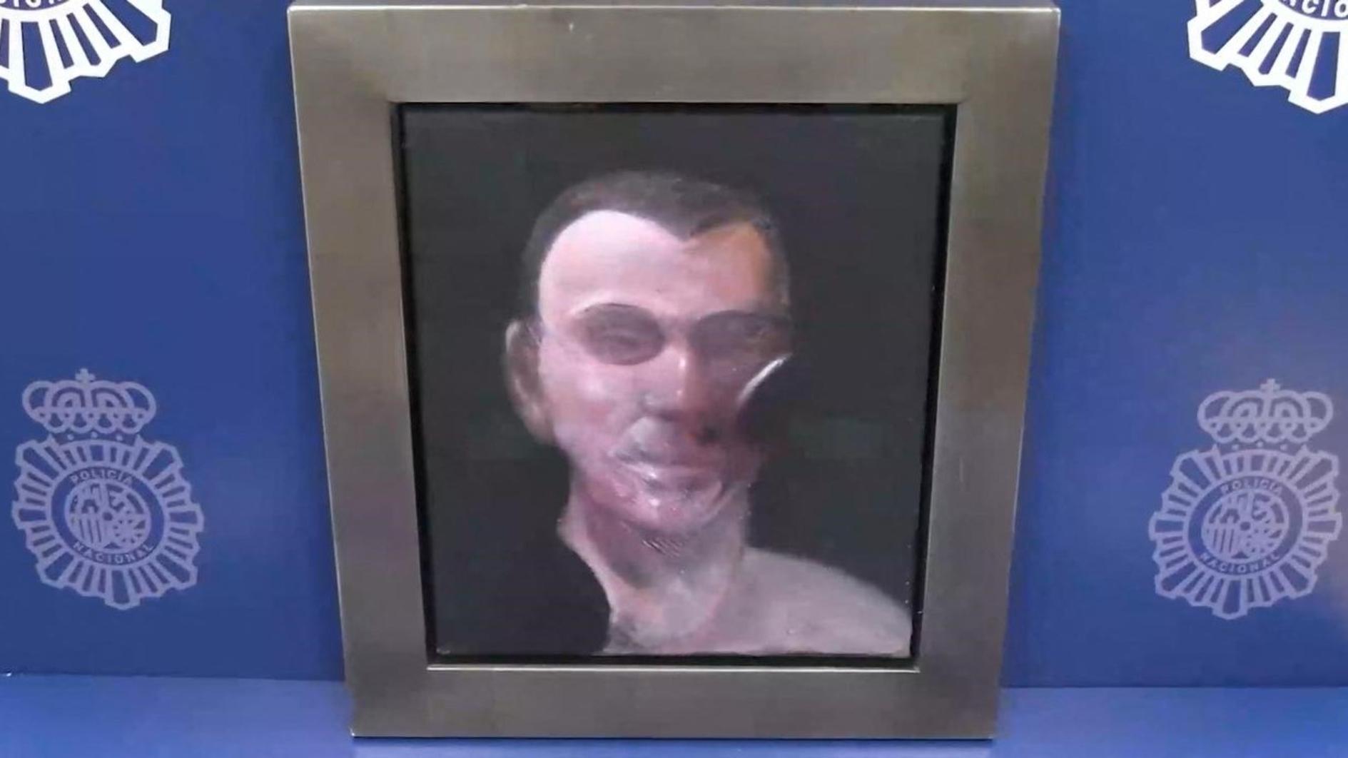 De Spaanse politie heeft het gestolen schilderij van Francis Bacon teruggevonden