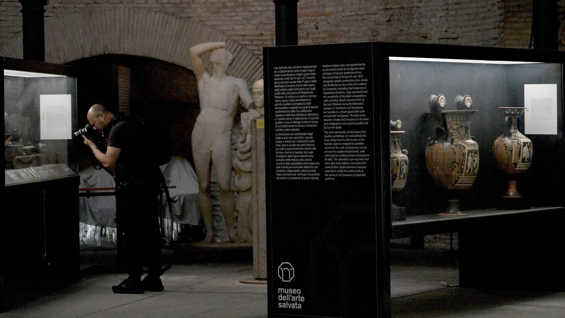 Het museum van Rome geeft gestolen artefacten hun recht