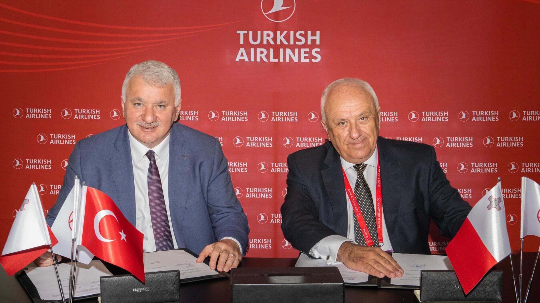 Turkish Airlines en KM Malta lanceren een codeshare-partnerschap
