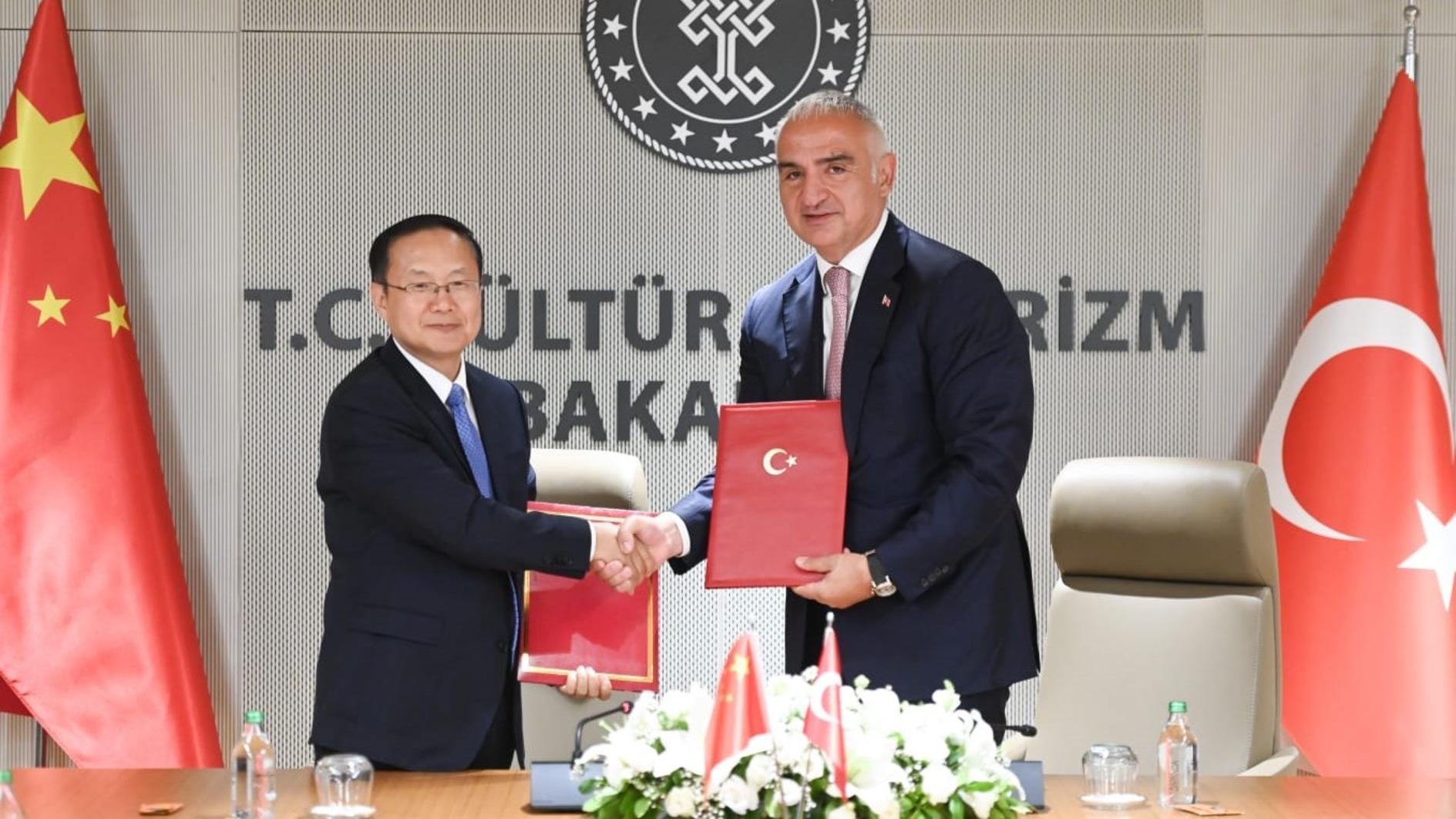 Türkiye en China ondertekenen overeenkomst over samenwerking op toerismegebied