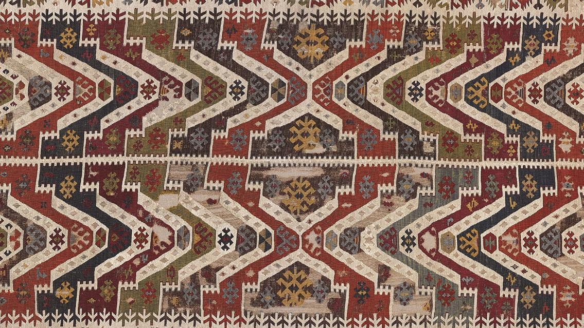 Verzamelaars van antieke tapijten zijn in Istanbul