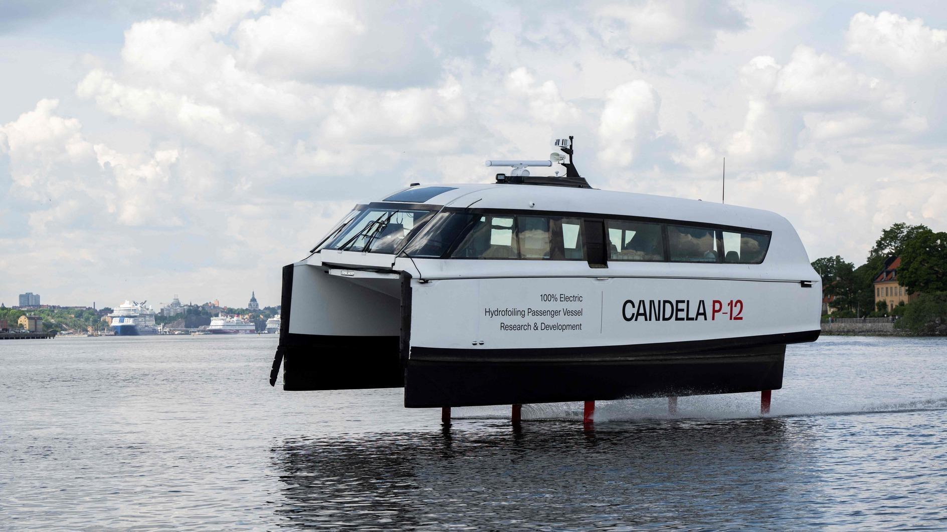 Zweedse hoofdstad test volledig elektrische ‘vliegende’ veerboot